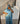 Zaïnab bleu/orange